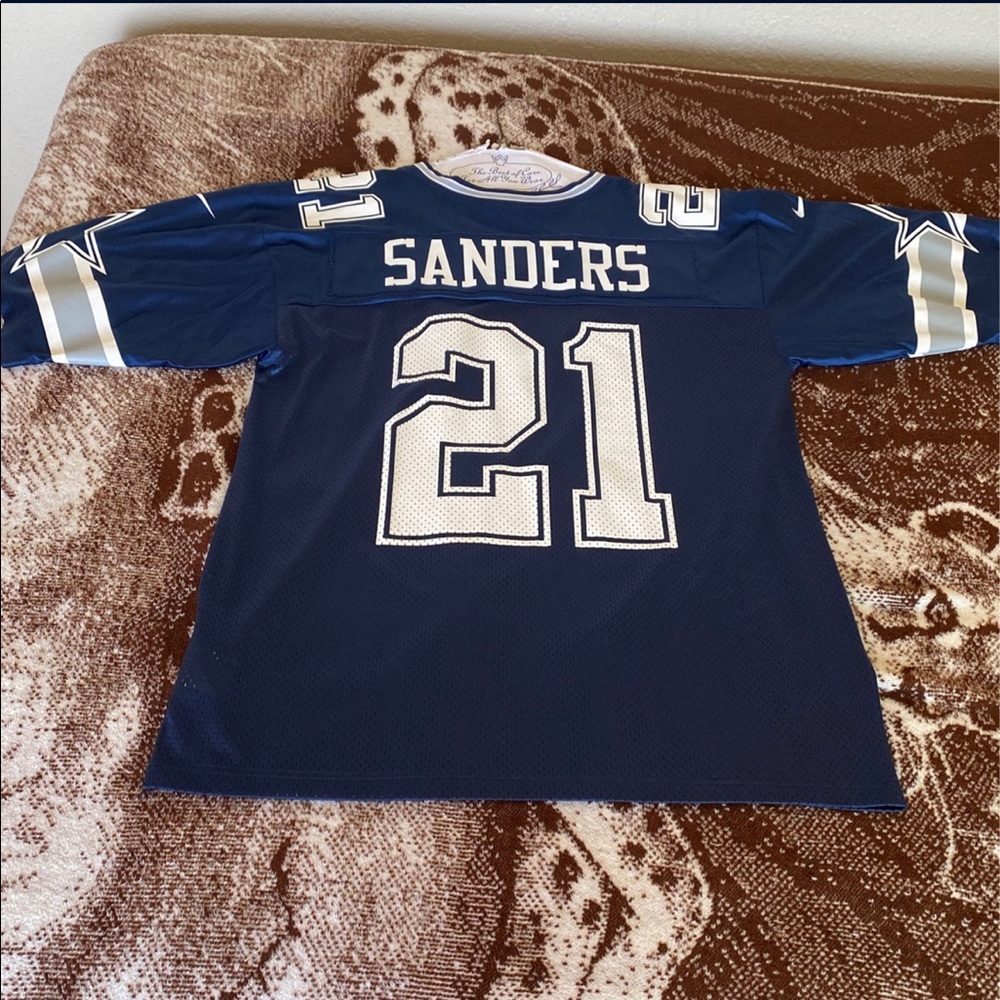 NIKE DEION SANDERS COWBOYS JERSEY